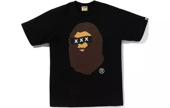 Футболка GOD SELECTION XXX CO-BRAND унисекс A Bathing Ape, черный