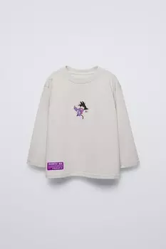 Футболка goku dragon ball ZARA, серый