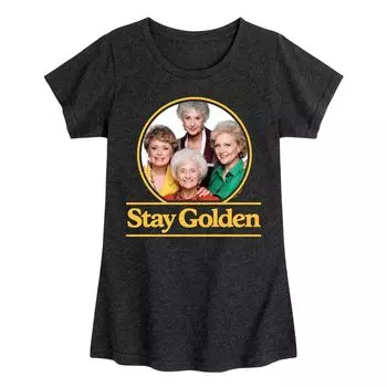 Футболка Golden Girls Stay Golden с рисунком для девочек 7–16 лет Licensed Character
