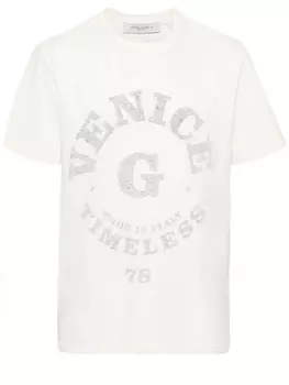 Футболка Golden Goose Printed, белый