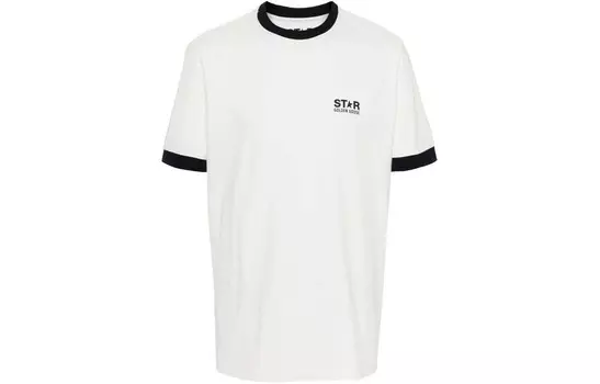 Футболка Golden Goose с логотипом, белый