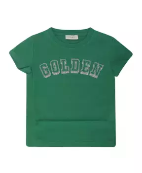 Футболка Golden Goose, зеленый