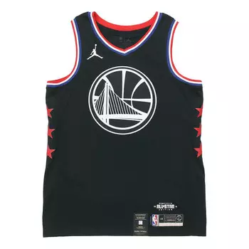 Футболка Golden State Warriors Swingman Jersey Стивен Карри All Star Edition Air Jordan, черный