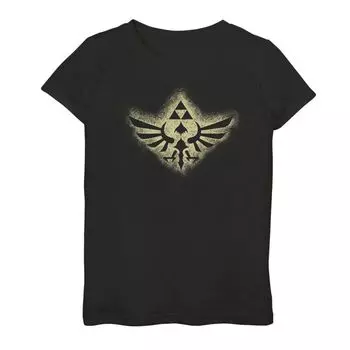 Футболка Golden Triforce с рисунком Nintendo Zelda Skyward Sword для девочек 7–16 лет Licensed Character