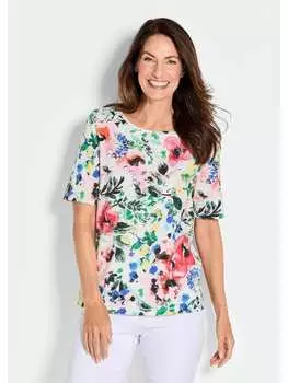 Футболка GOLDNER, цвет bunt/gemustert