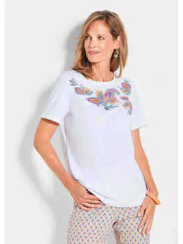 Футболка GOLDNER, цвет bunt/gemustert