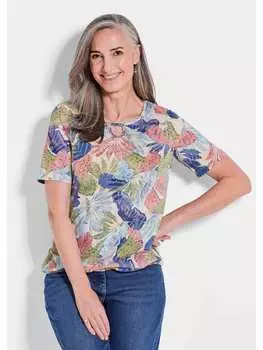 Футболка GOLDNER, цвет bunt/gemustert