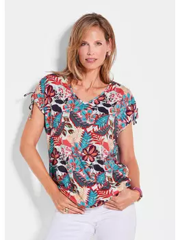 Футболка GOLDNER, цвет bunt/gemustert