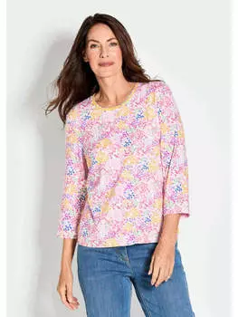 Футболка GOLDNER, цвет gelb/gemustert