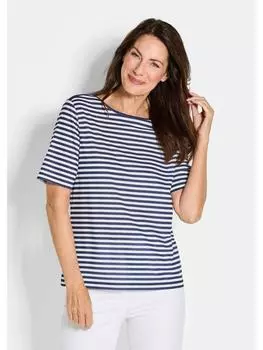 Футболка GOLDNER, цвет marine/wei/geringelt