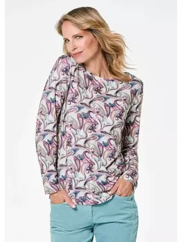 Футболка GOLDNER, цвет ros/gemustert