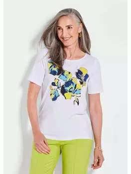 Футболка GOLDNER, цвет wei/gemustert