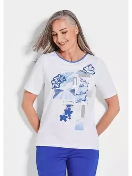 Футболка GOLDNER, цвет wei/gemustert