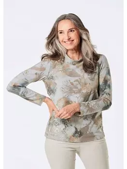 Футболка GOLDNER Sweatshirt, цвет grau/melange