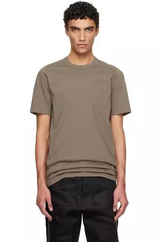 Футболка голливудского уровня Rick Owens, цвет dust