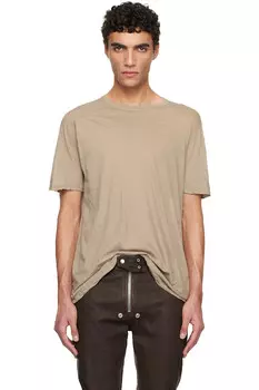 Футболка голливудского уровня Rick Owens, цвет flesh