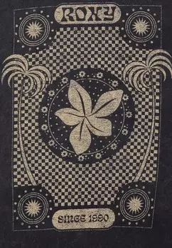 Футболка GONE TO CALIFORNIA Roxy, черный