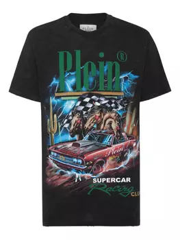 Футболка гоночного клуба Philipp Plein, черный