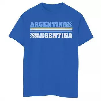 Футболка Gonzales Argentina для мальчиков с яркими буквами и надписью Licensed Character