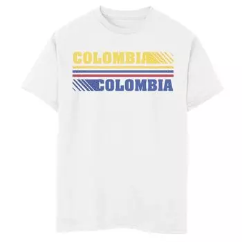 Футболка Gonzales Colombia для мальчиков с яркими буквами и надписью Licensed Character