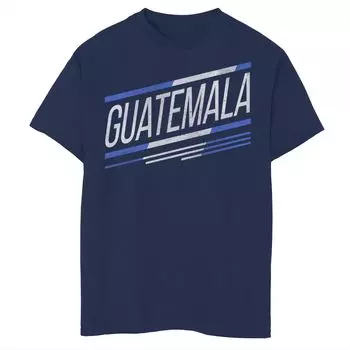 Футболка Gonzales Guatemala с косыми полосками и логотипом для мальчиков Licensed Character