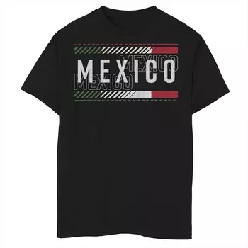 Футболка Gonzales Mexico для мальчиков с текстовым наложением Licensed Character, черный