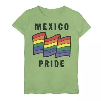 Футболка Gonzales Mexico Pride для девочек 7–16 лет с рисунком флага Licensed Character
