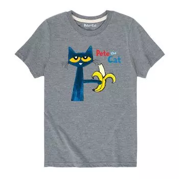Футболка Good Banan с рисунком Pete The Cat для мальчиков 8–20 лет Licensed Character