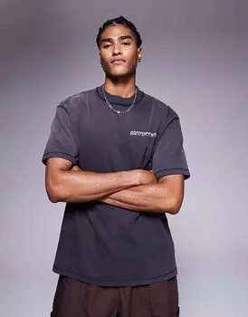 Футболка Good For Nothing с принтом птицы на спине в угольном цвете