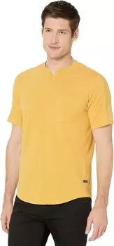 Футболка Good Man Brand Premium Jersey Heather Short Sleeve Victory V-Notch Tee, цвет Ochre Heather