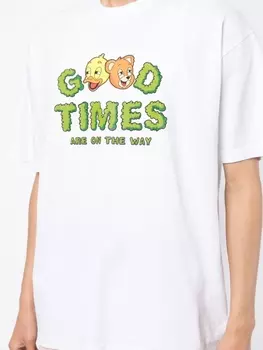 Футболка Good Times DOMREBEL, белый