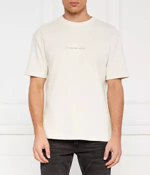 Футболка городская сетка Regular fit Calvin Klein Jeans, желтый