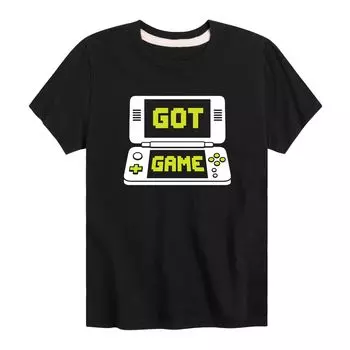 Футболка Got Game с графическим рисунком для мальчиков 8–20 лет Licensed Character, черный