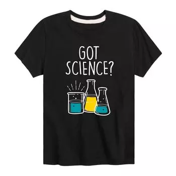 Футболка Got Science для мальчиков 8–20 лет Licensed Character, черный