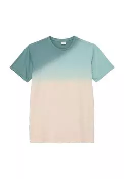 Футболка, градиент, хлопок, детская s.Oliver, цвет Blue Green