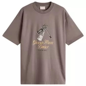 Футболка Гранд-отеля Drle De Monsieur, цвет taupe