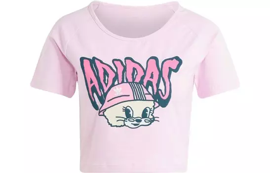 Футболка GRAPHIC BABY женская розовая Adidas Originals