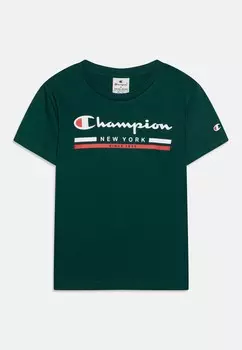 Футболка GRAPHIC CREWNECK UNISEX Champion, зеленый