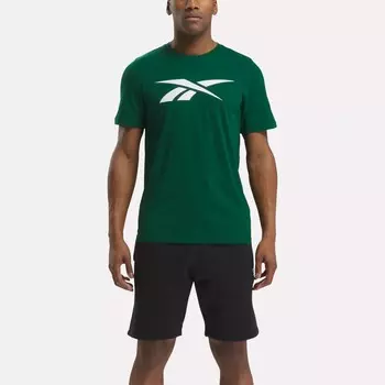 Футболка Graphic Series Vector Reebok, темно-зеленый