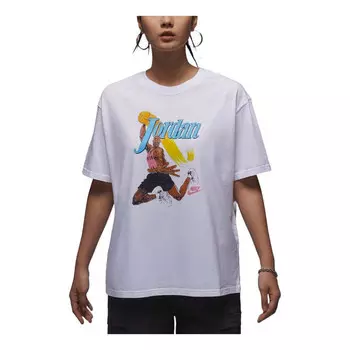 Футболка graphic t-shirt asia sizing 'white' Air Jordan, белый