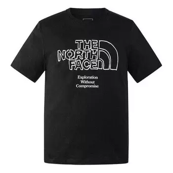 Футболка graphic t-shirt 'black' The North Face, черный