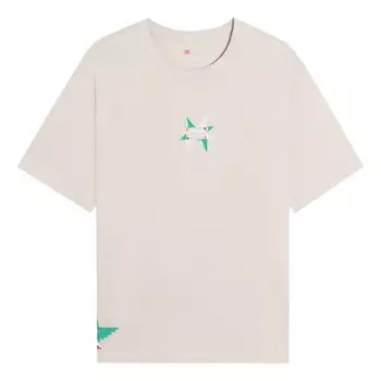Футболка graphic t-shirt 'oatmeal' Li-Ning, мультиколор