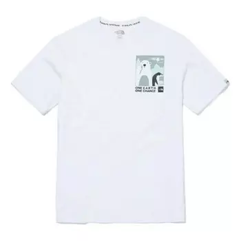 Футболка graphic t-shirt 'white' The North Face, белый