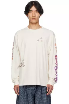 Футболка Grateful Tee LS Story Mfg., экрю