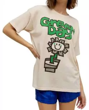Футболка Green Day Kerplunk Merch в грязно-белом цвете DAYDREAMER