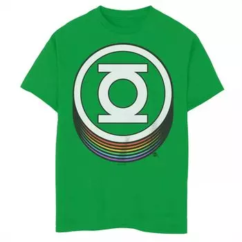 Футболка Green Lantern Drop Shadow с логотипом для мальчиков 8–20 лет Licensed Character