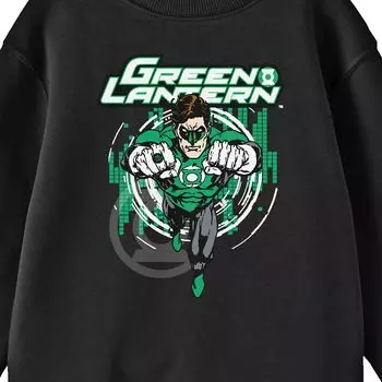 Футболка Green Lantern Flying с длинными рукавами и рисунком для мальчиков 8–20 лет Licensed Character