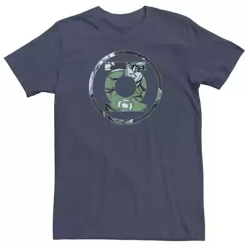 Футболка Green Lantern с логотипом DC Comics для больших размеров Licensed Character, синий