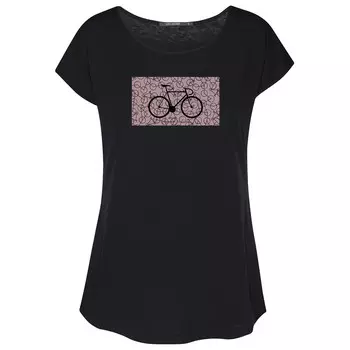Футболка Greenbomb Bike Pattern Cool T-Shirt Cotton, черный