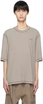 Футболка Grey Fade Out AMI Paris